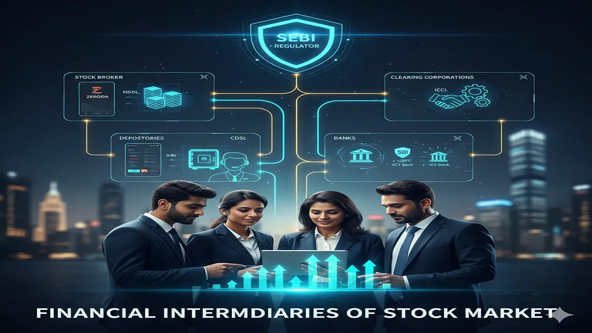 शेयर मार्केट में Financial Intermediaries
